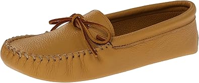 minnetonka men's double deerskin softsole moccasin