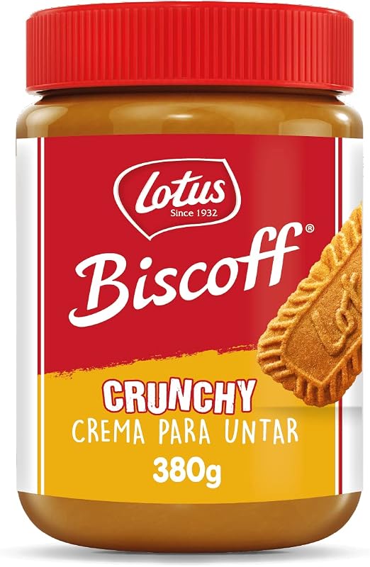 Biscoff lótus biscoff | creme para barrar | crocante | sabor caramelizado original | vegano | sem aromas ou cores artificiais | frasco pet | 380g