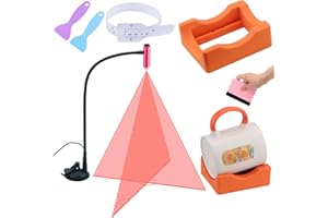 WAQONUY Cup Cradle for Tumblers,Silicone Cup Cradle,with Grid-Laser,Cup Holder Tumbler Holder Tumbler Cradle with Plastic Tweezers,Felt Design Scraper,tumblers,Ornaments,Mugs (Orange)