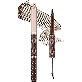 Flower Knows The Sweetie Bear Dual-Ended Brow Gel & Pencil,Long Lasting with Precision Tip,Eyebrow Definer Pencil,Creates Full,Natural-Looking,Tames and Combs Brow Brush(01 Taupe Brown)