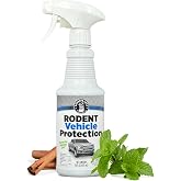 Grandpa Gus's Rodent Vehicle Repellent Spray for Cars &amp; Engines, 16 Fl Oz | Peppermint &amp; Cinnamon Oil Deterrent for Cars, Trucks, RVs &amp; ATVs, Engine Wire Protection &amp; Interior Defense, Kid &amp; Pet Safe