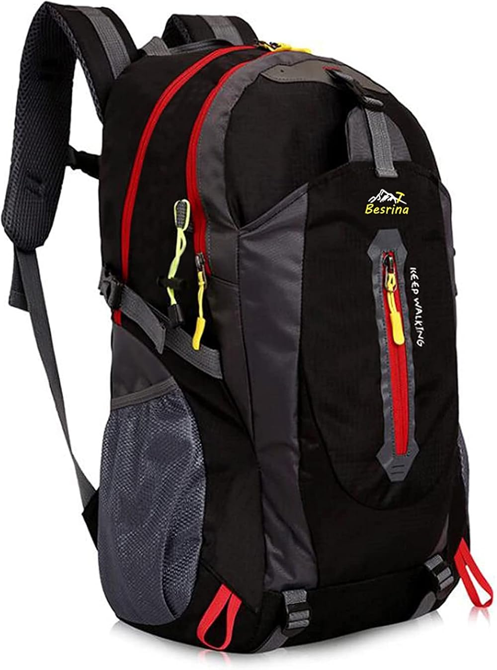 Besrina 40L Lightweight Hiking Backpack Multi-Function Water-Resistant Rucksack