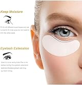 Chargenyang 50 Pair Under Eye Gel Pads Lash Extension Makeup Patches Pro Salon view 3