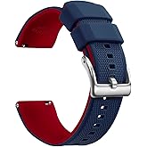 Artthurse Silicone Watch Bands Quick Release 18mm, 20mm, 22mm for Men and Women Replacement Rubber Watch Band Soft Breathable Waterproof Sport Watchbands Straps