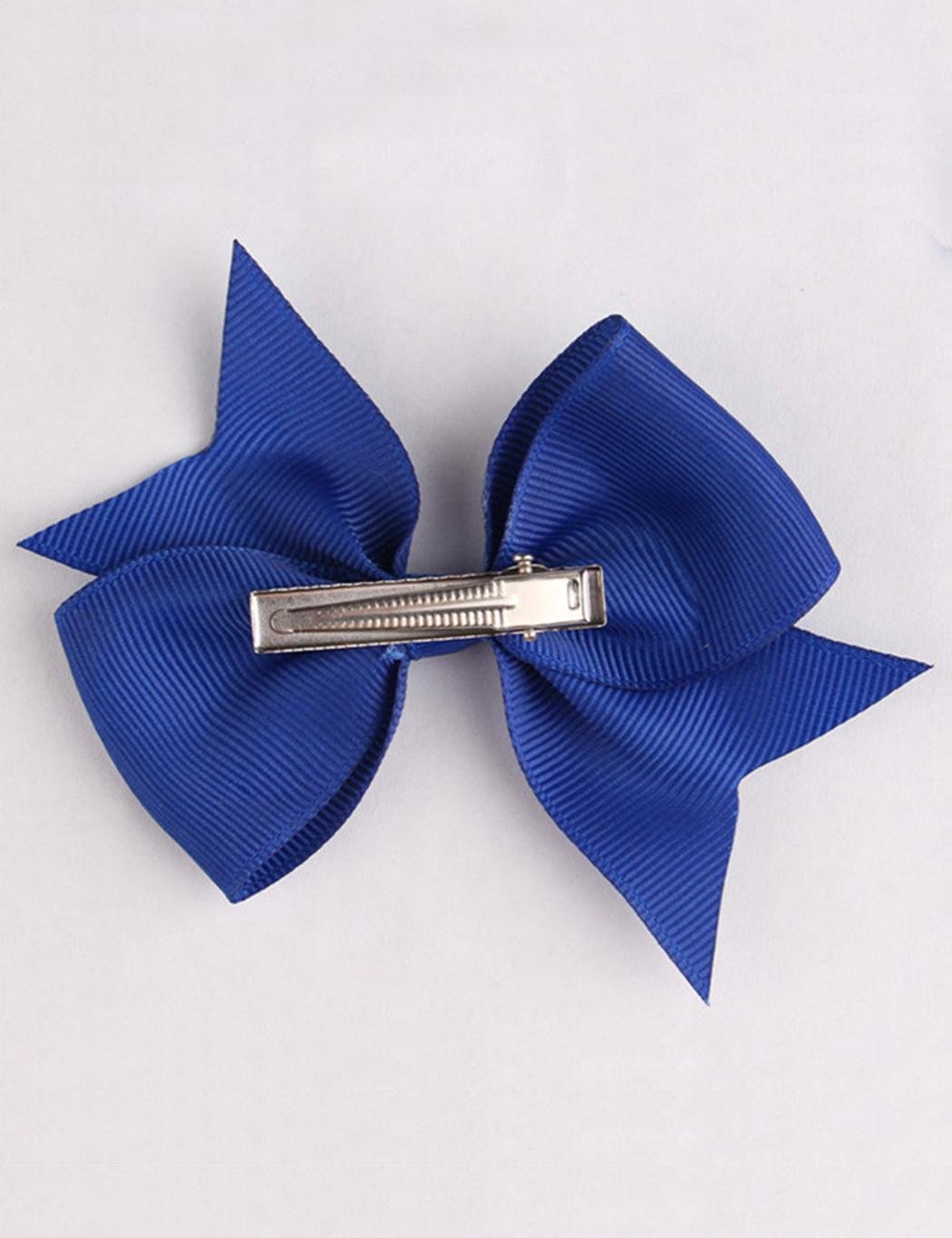 Baguet 10pcs Girls Ribbon Bow Hair Clip Kids Alligator Clips Party Hair Accessories Facial Hair Red