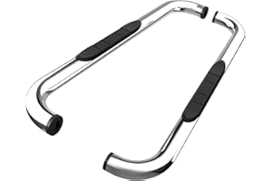 TAC TRUCK ACCESSORIES COMPANY TAC Side Steps Fit 1999-2018 Chevy Silverado/GMC Sierra 1500 Regular Cab|1999-2019 Silverado/Sierra 2500/3500 Regular Cab (Exclude C/K Classic)(Body Mount) 3" Stainless Steel Running Boards 2 Pcs