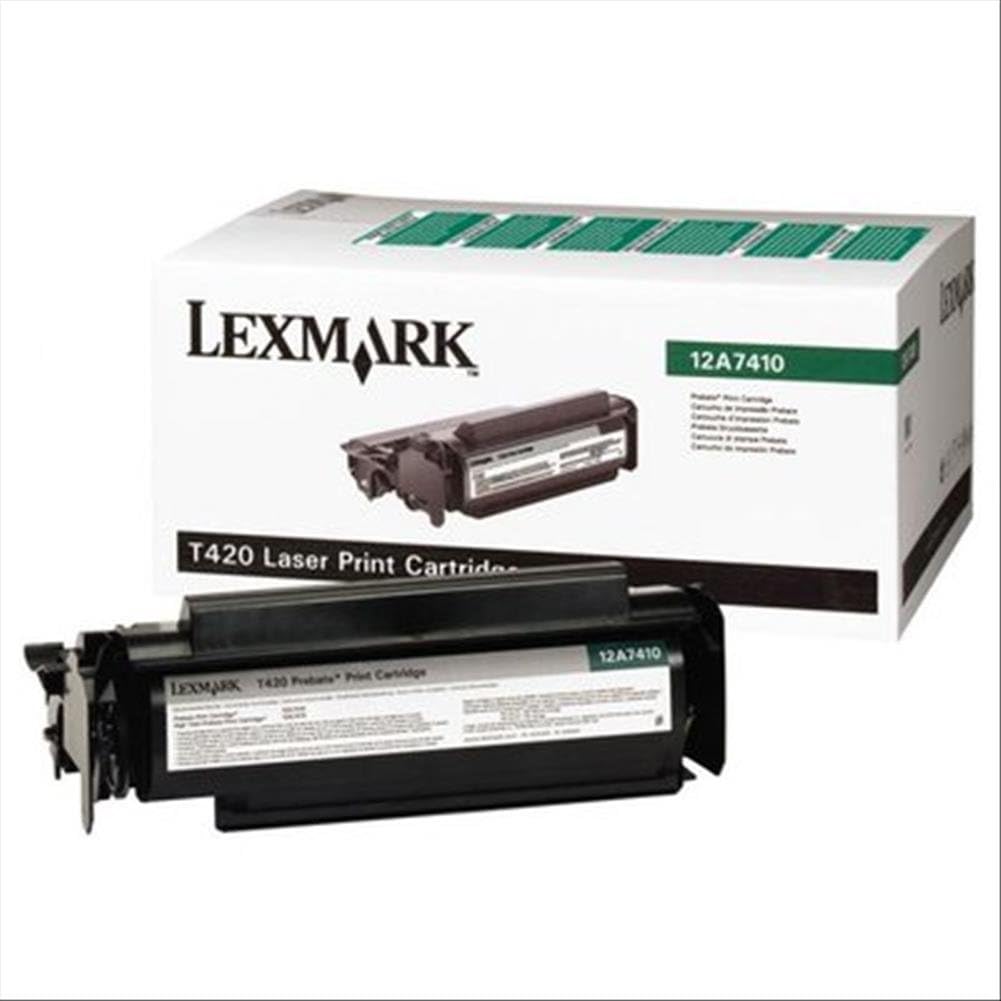 Lexmark 12A7410 12A7410 Toner, 5000 Page-Yield, Black