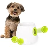 AFP Automatic Ball Launcher Dog Ball Thrower Machine Interactive Hyper Fetching Toy for Large Dogs, 3 Tennis Balls Included, Max Version