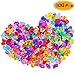 Oruuum 300 pcs Bulk Pirate Jewels and Gems, Fake Diamonds Plastic Ice Cubes Gems Acrylic Fake Ice Rocks for Vase Filler Wedding Party Garden Decoration, Assorted Colors
