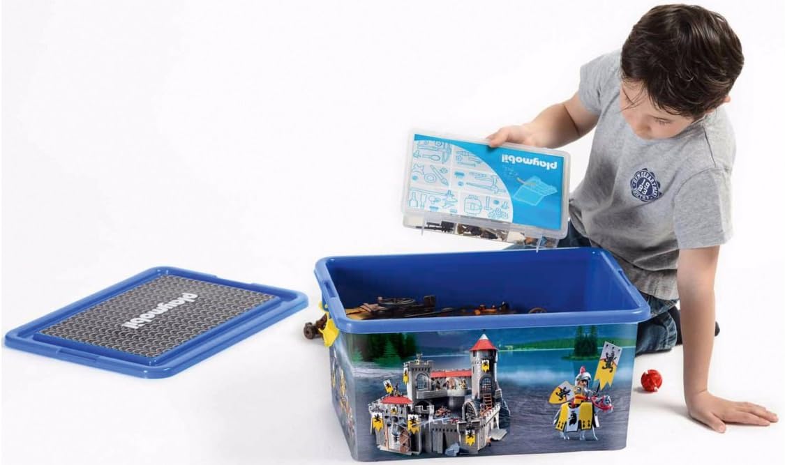 Playmobil 064660 - Caja organizadora y Caja de almacenaje de Caballeros: Amazon.es: Hogar