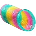 Vinciph 4.2 Inch Giant Sequin Color Rainbow Coil Spring Toy,Classic Magic Spring Decompression Toys,Stair Toys for Children