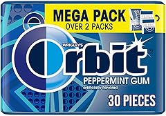 ORBIT Gum Peppermint Sugar Free Chewing Gum Mega Pack, 30 Piece