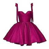 Short Homecoming Dress for Teens 2025 Ruched Satin