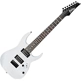 Ibanez GRG 7-String Solid-Body Electric Guitar, Right, White, Full