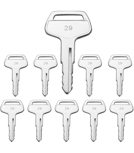 Keyよ♪ 様　分 Kubota Skid Steer Key 8-Pack Kubota 459A Key Replacements - Fits