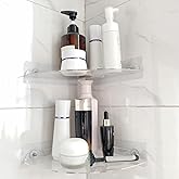 NUTNAPH Corner Shelves Wall Mounted Home Decor Floating Shelves (Clear)