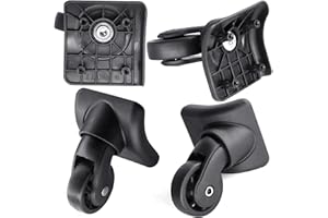 Tobeso-Nuoze Luggage Wheels Replacement Suitcase Wheels Wear-Resistant Spinner Casters Repair Kits （W149,4 pcs