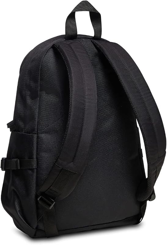 ACT SMALL Rucksack aus nachhaltigem Stoff, Praktisch & Unisex, mit Laptopfach, Büro, Reise, Arbeit, Fahrrad, Backpack, Daypack, italienisches Design, schwarz