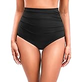 Tempt Me High Waisted Bikini Swimsuit Bottom - Women's Tummy Control Bathing Suit Bottoms Swim Bottom 2025 Swimwear