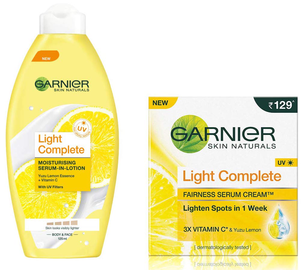 moisturizer garnier light complete