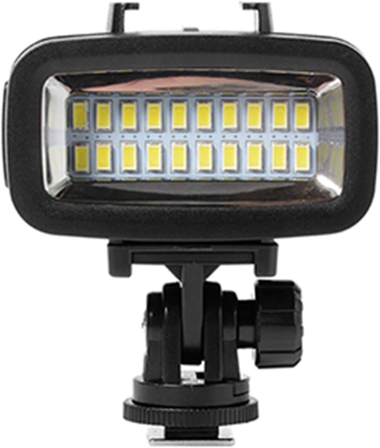 Orsda Gopro Video Diving Light - 40M Waterproof 20 LED Diving lamp Video Light 700 Lumens for GoPro Hero 4 3+ 3 Sports Camera Black OR006