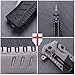 Grand Way Folding Tactical Knife - Spring Assisted Pocket Knives - Stainless Steel Blade with Black Plastic Handle - Best Urban Tourist Knife for Travel Hiking Survival 6783 T