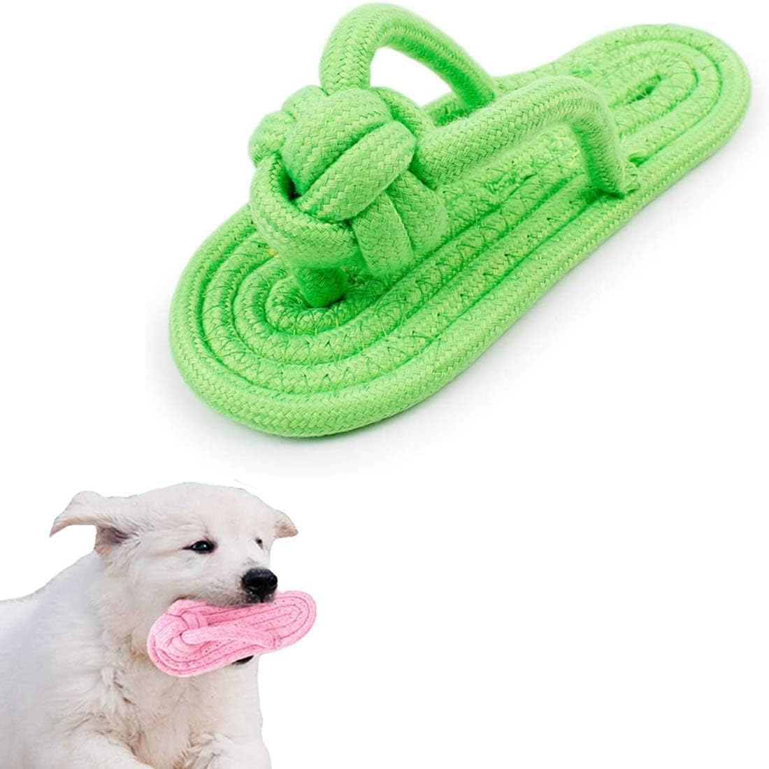 Buy Pet Toys Slipper Dog Chewing Shoes Cotton Rope Molar Toy for Dog