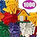 FLASH SALE | 1000 Building Bricks - Tight Fit and Compatible with All Major Brands - Most are Large Blocks