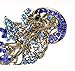 Leegoal Vintage Jewelry Crystal Peacock Hair Clips Hairpins- For Hair Clip Beauty Tools