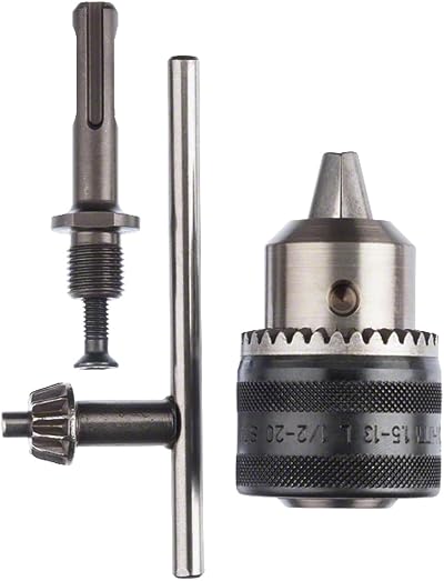 Bosch SDS-Plus Drill Chuck Adapter 1.5-13 mm with Key for Rotary Hammers
