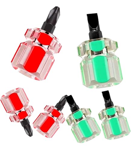 ARROW 5-in-1 Stubby Schraubendreher – Multi-Bit Mit S2-Stahl-Bits, Für Enge Räume