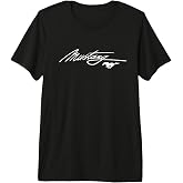 Mustang Script Logo Premium Tri-Blend T-Shirt