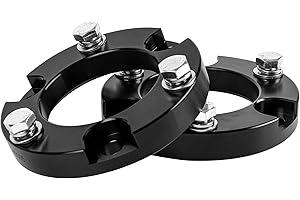 PROEZE 1.5" Front Leveling Lift Kit, Leveling Kit for 2005-2023 Tacoma 4 Runner, T6 Billet Aluminum Strut Spacers Lift Kit Black