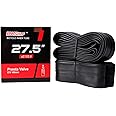 BWSHLF 27.5" Mountain Bike Inner Tubes (2 Pack), Durable Butyl Rubber MTB Bicycle Replacement Fit 2.1-2.4，Presta Valve 48mm