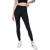 DKNY Women's Balance Compression High Waist 7/8 Legging with Foil Logo