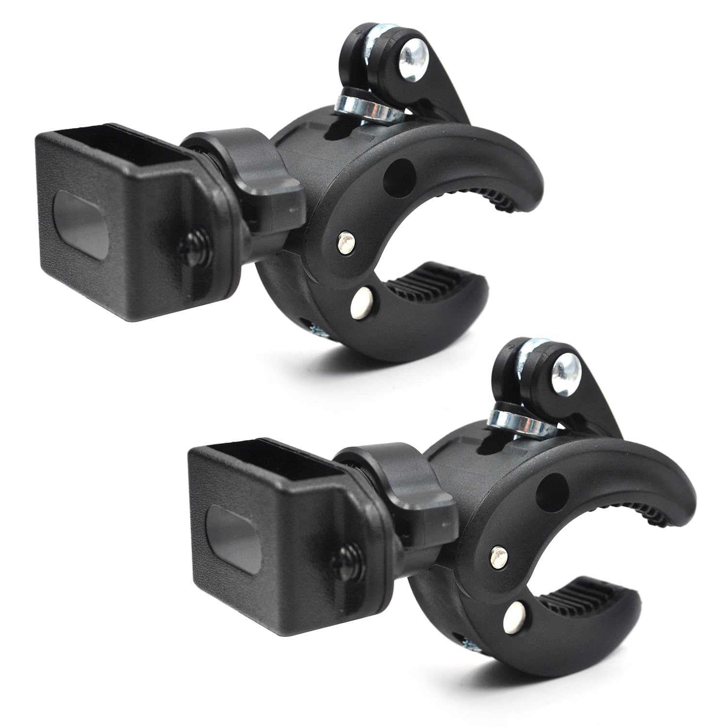 Photo 1 of Szcmawo (2-Pack) Motorbike Walkie Talkie Holder,Bicycle Walkie Talkie Holder,Vehicle Grab Rail Clip Mount for Baofeng Motorola Talkabout Kenwood Yaesu Midland CB Handheld Walkie Talkies