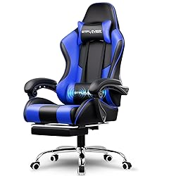 GTPLAYER Gaming Chair, Computer Chair with Footrest