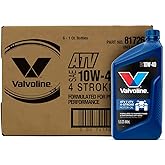 Valvoline 4-Stroke ATV/UTV SAE 10W-40 Motor Oil 1 QT, Case of 6