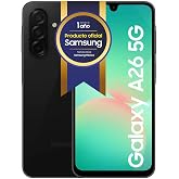 SAMSUNG Galaxy A26 5G Ai (for Tmobile Mint Tello &amp; Global) (128GB + 6GB) Version Latina NFC Unlocked SM-A266M/DS 6.6" 120Hz 50MP Triple (Black SM-A266MZKDTPA)