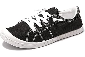 Women's Slip On Canvas Sneaker Low Top Casual Walking Shoes Classic Comfort Flat Fashion Sneakers