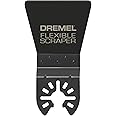 Dremel MM610 Oscillating Tool Flexible Scraper Blade, Ideal for Removal of Soft Materials - Universal Quick-Fit Interface Fits Bosch, Milwaukee, Makita, and Rockwell, Black
