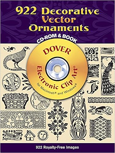 922 Decorative Vector Ornaments CD-ROM and Book (Dover Electronic Clip Art), by Carol Belanger Grafton 922 Decorative Vector Ornaments CD-ROM and Book (Dover Electronic Clip Art), by Carol Belanger Grafton