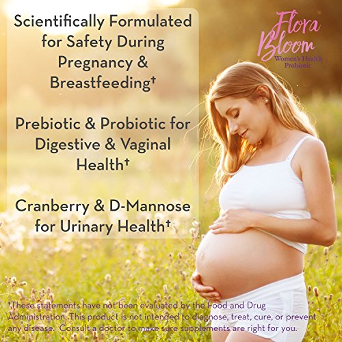 3 Month Supply of Ultimate Flora Bloom Probiotic Supplement for Women - Healthy Vaginal Probiotic - Formula for pH Balance, UTI Treatment, BV Treatment, Vaginal Odor Treatment
