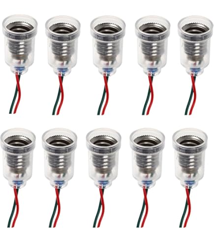Uxcell 50Pcs Lamp Socket Light-Emitting Diode Holder Clip