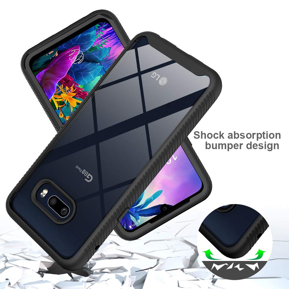 Leder-Handyhülle Für LG G8X ThinQ / V50S – Flip Case Mit Kartenfächern & Ständerfunktion, Rot