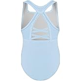 Phineein Girls Gymnastics Leotards Hollow Back Crisscross - Kids Sleeveless Ballet Dance Fancy Leotard