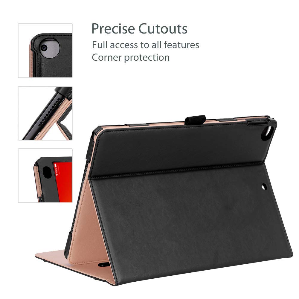 ProCase for iPad 10.2 Inch Case 2021 9th Generation/2020 8th Generation/2019 7th Generation iPad Case, Leather Vintage Stand Folio Cover Protective Case for 10.2