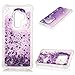ZSTVIVA Galaxy S9 Plus Case, Samsung Galaxy S9 Plus Case, Glitter Liquid Case Cover Quicksand Flowing Love Heart 3D Dual Layer Protective Anti-Scratch TPU Bumper for Samsung Galaxy S9 Plus - Purple