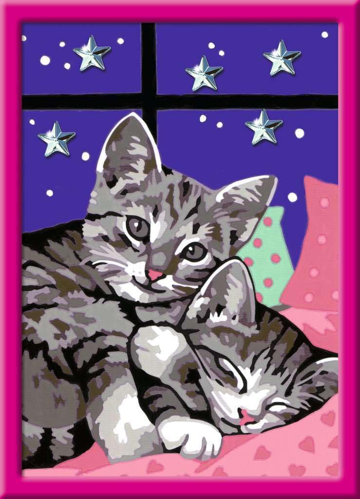 Ravensburger 279951 "Sleeping Cats Painting By Numbers Set