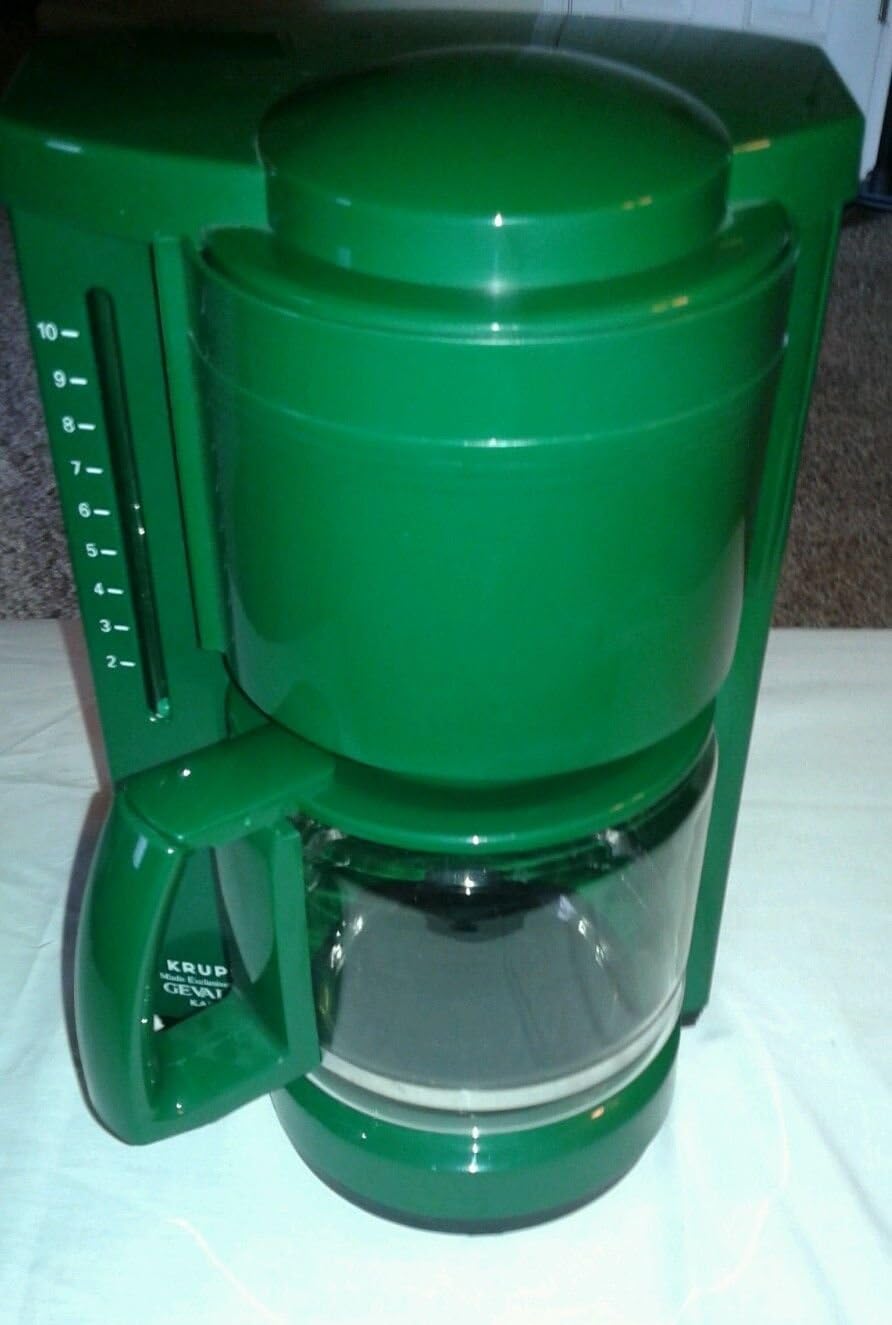 Krups Gevalia Kaffe 396 Coffee Machine Maker 10 Cup Green with